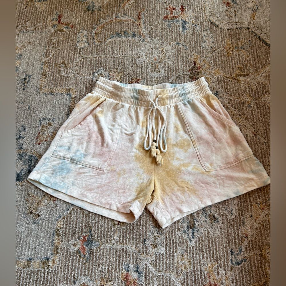 Knox Rose Pastel Tie-Dye Athletic Shorts